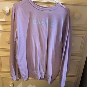 Purple “Seaside” Sweatshirt